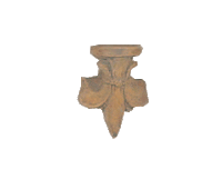 Thumbnail for Fleur De Lis Mini Shelf Cast Stone Outdoor Asian Collection Wall Ornament Tuscan 