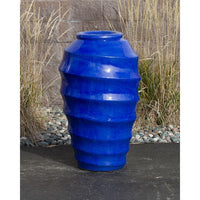 Thumbnail for Closed Top FNT3416 Ceramic Vase Complete Fountain Kit Vase Fountain Blue Thumb 
