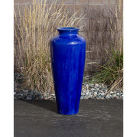 Thumbnail for Closed Top FNT3427 Ceramic Vase Complete Fountain Kit Vase Fountain Blue Thumb 