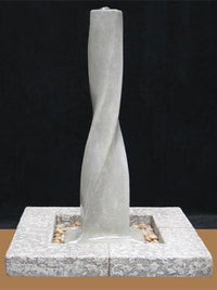 Thumbnail for Modern Spiral Ftn w/Short Coping Fountain Fiore Stone 