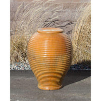 Thumbnail for Closed Top FNT3432 Ceramic Vase Complete Fountain Kit Vase Fountain Blue Thumb 