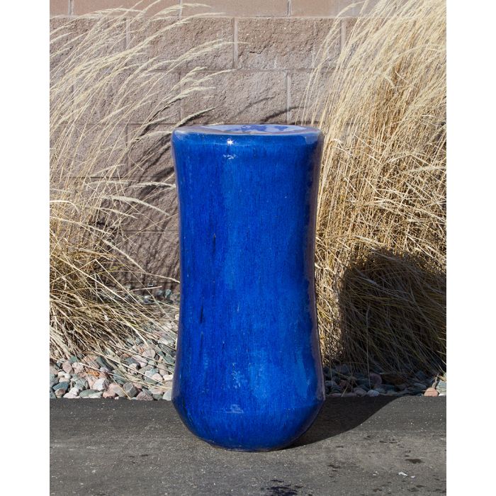 Closed Top FNT3436 Ceramic Vase Complete Fountain Kit Vase Fountain Blue Thumb 