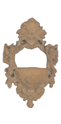Thumbnail for Baroque Angel Pocket Cast Stone Outdoor Asian Collection Wall Ornament Tuscan 