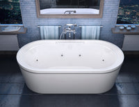 Thumbnail for Atlantis Whirlpools Royale 34 x 67 Oval Freestanding Whirlpool Jetted Bathtub Whirlpool Bathtub Atlantis 