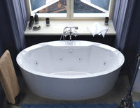 Thumbnail for Atlantis Whirlpools Suisse 34 x 68 Oval Freestanding Whirlpool Jetted Bathtub Whirlpool Bathtub Atlantis 
