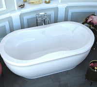 Thumbnail for Atlantis Whirlpools 3471AA Embrace 34 x 71 Oval Freestanding Air Jetted Bathtub Whirlpool Bathtub Atlantis 