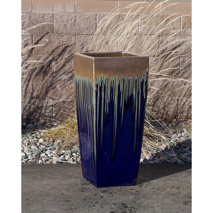Luna FNT3483 Ceramic Vase Complete Fountain Kit Vase Fountain Blue Thumb 