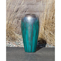Thumbnail for One of a Kind FNT3485 Ceramic Vase Complete Fountain Kit Vase Fountain Blue Thumb 