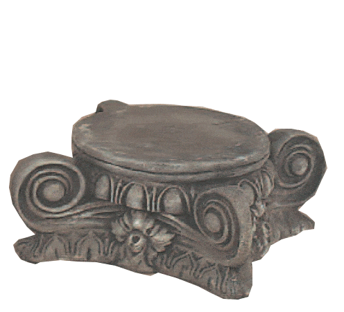 Column Capital Pot Cast Stone Outdoor Asian Collection Statues Collection Tuscan 