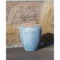Thumbnail for Oil Jar FNT3499 Ceramic Vase Complete Fountain Kit Vase Fountain Blue Thumb 