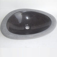 Thumbnail for Eviva Shell 22 in. Dark Blue Marble Vessel Sink Bathroom Vanity Eviva 