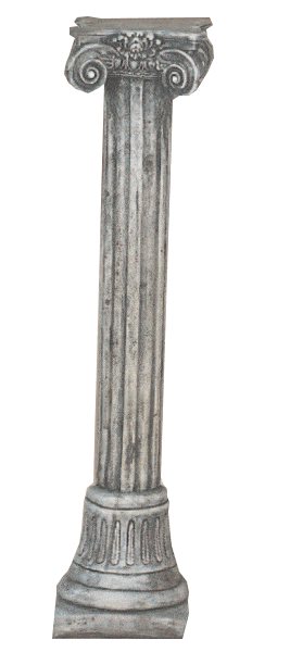 Manera Column Cast Stone Outdoor Asian Collection Statues Collection Tuscan 