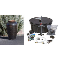 Thumbnail for Tuscany FNT3518 Ceramic Triple Vase Complete Fountain Kit Vase Fountain Blue Thumb 