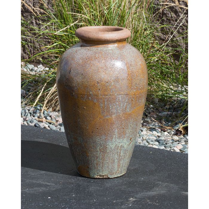 Tuscany FNT3540 Ceramic Triple Vase Complete Fountain Kit Vase Fountain Blue Thumb 