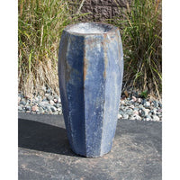 Thumbnail for Closed Top FNT3587 Ceramic Vase Complete Fountain Kit Vase Fountain Blue Thumb 