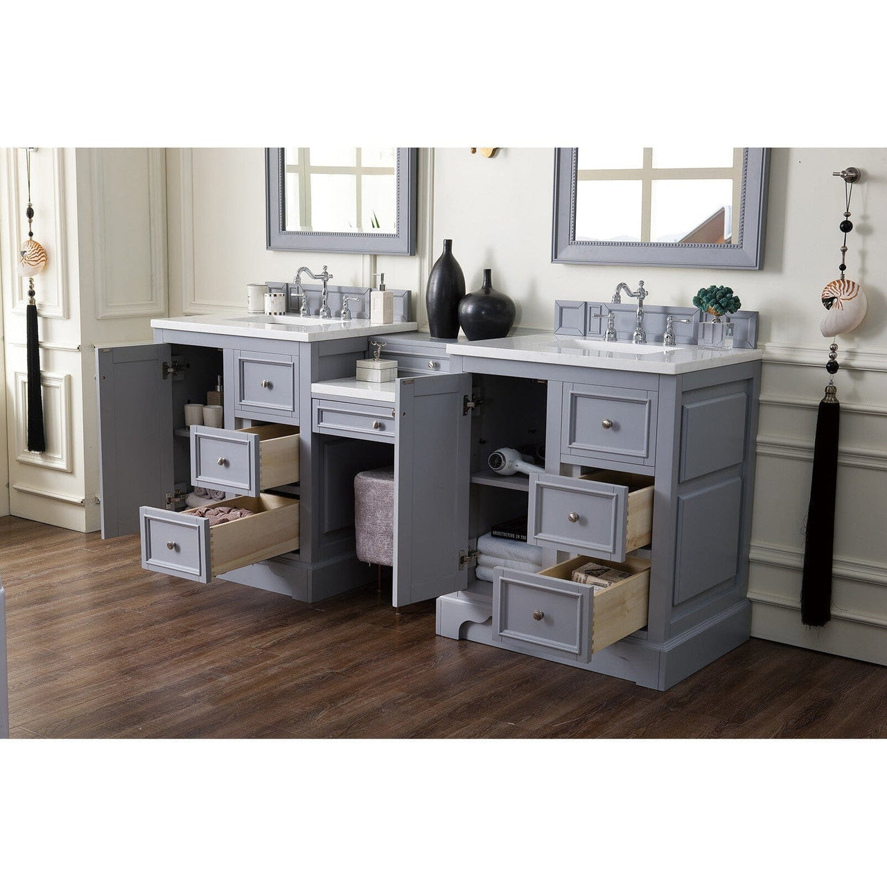 James Martin De Soto 82" Double Vanity Set Vanity James Martin 
