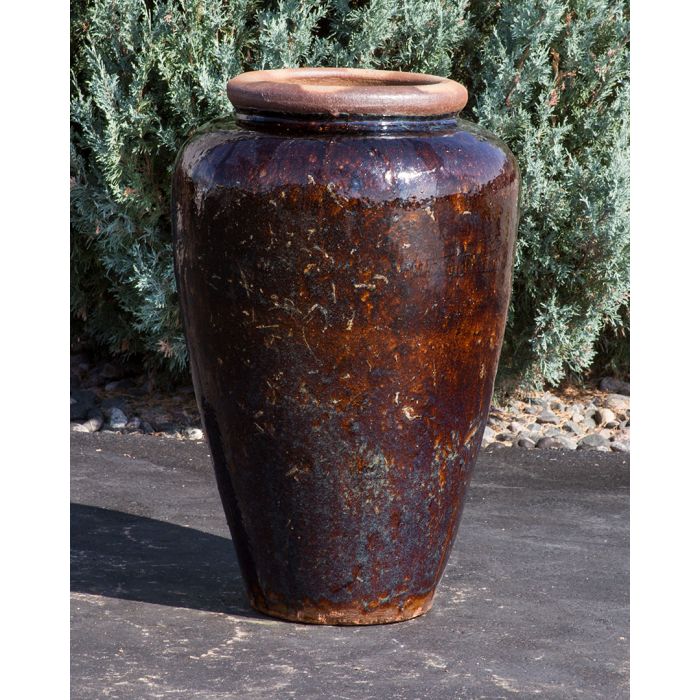 Tuscany FNT3605 Ceramic Triple Vase Complete Fountain Kit Vase Fountain Blue Thumb 