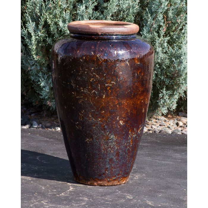 Tuscany FNT3605 Ceramic Triple Vase Complete Fountain Kit Vase Fountain Blue Thumb 