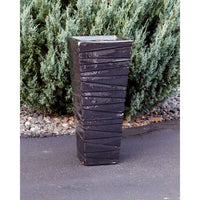 Thumbnail for Closed Top FNT3628 Ceramic Vase Complete Fountain Kit Vase Fountain Blue Thumb 