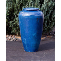 Thumbnail for Closed Top FNT3631 Ceramic Vase Complete Fountain Kit Vase Fountain Blue Thumb 
