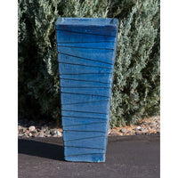Thumbnail for Closed Top FNT3632 Ceramic Vase Complete Fountain Kit Vase Fountain Blue Thumb 