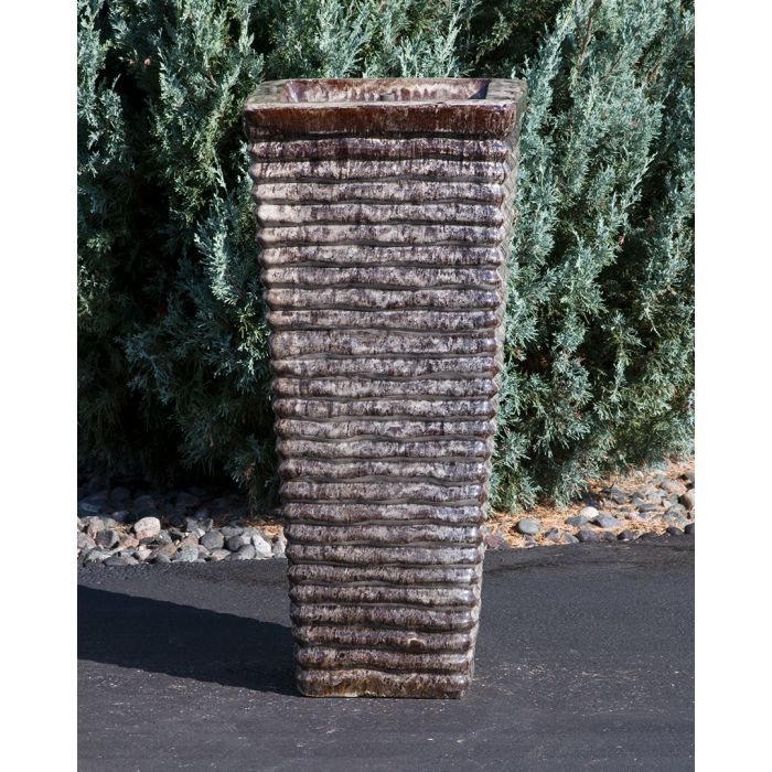 Closed Top FNT3633 Ceramic Vase Complete Fountain Kit Vase Fountain Blue Thumb 