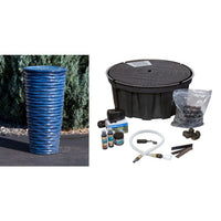 Thumbnail for Closed Top FNT3637 Ceramic Vase Complete Fountain Kit Vase Fountain Blue Thumb 
