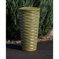Thumbnail for Closed Top FNT3638 Ceramic Vase Complete Fountain Kit Vase Fountain Blue Thumb 