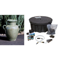 Thumbnail for Closed Top FNT3641 Ceramic Vase Complete Fountain Kit Vase Fountain Blue Thumb 