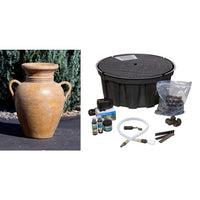 Thumbnail for Closed Top FNT3642 Ceramic Vase Complete Fountain Kit Vase Fountain Blue Thumb 