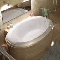 Thumbnail for Atlantis Whirlpools 3660PDR Petite 36 x 60 Oval Air & Whirlpool Jetted Bathtub Whirlpool Bathtub Atlantis 
