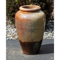 Thumbnail for Tuscany FNT3663 Ceramic Triple Vase Complete Fountain Kit Vase Fountain Blue Thumb 