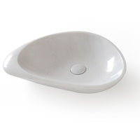 Thumbnail for Eviva Fontana 22 in. White Carrara Marble Vessel Sink Bathroom Vanity Eviva 