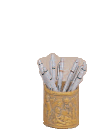 Heavenly Angels Pencil Cup Cast Stone Outdoor Asian Collections Accessories Tuscan 