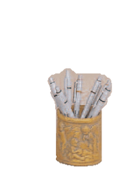 Thumbnail for Heavenly Angels Pencil Cup Cast Stone Outdoor Asian Collections Accessories Tuscan 