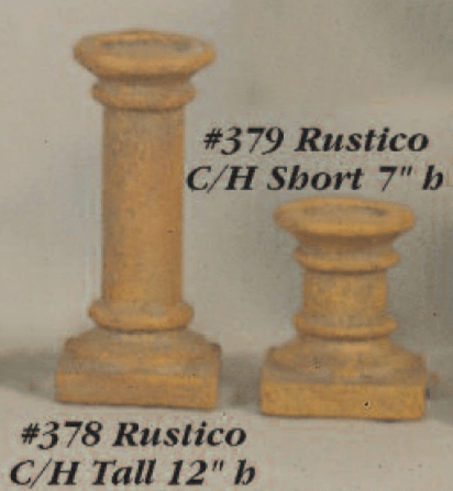 Rustico Candleholder Cast Stone Outdoor Asian Collection Wall Ornament Tuscan 