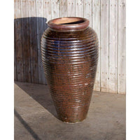 Thumbnail for Tuscany FNT3806 Ceramic Triple Vase Complete Fountain Kit Vase Fountain Blue Thumb 