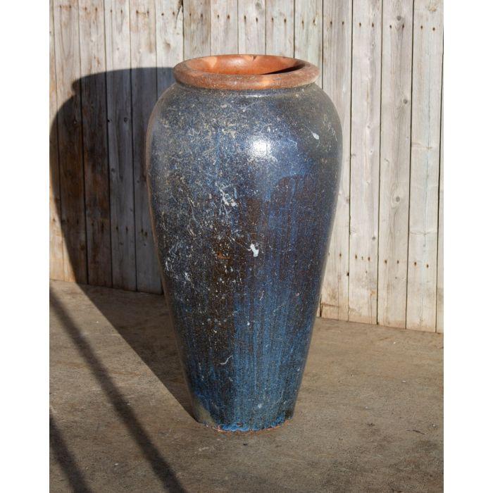 Tuscany FNT3812 Ceramic Triple Vase Complete Fountain Kit Vase Fountain Blue Thumb 