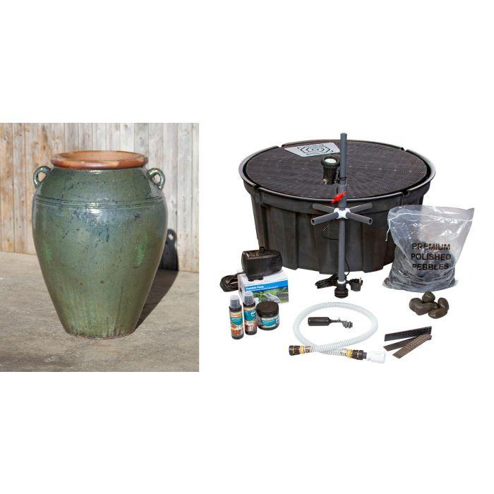 Amphora FNT3823 Ceramic Vase Complete Fountain Kit Vase Fountain Blue Thumb 