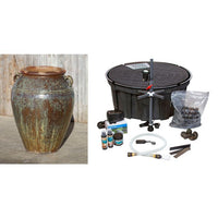 Thumbnail for Amphora FNT3824 Ceramic Vase Complete Fountain Kit Vase Fountain Blue Thumb 