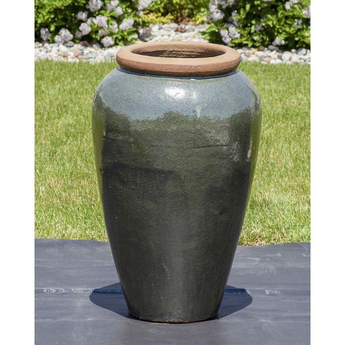 Tuscany FNT3826 Ceramic Triple Vase Complete Fountain Kit Vase Fountain Blue Thumb 