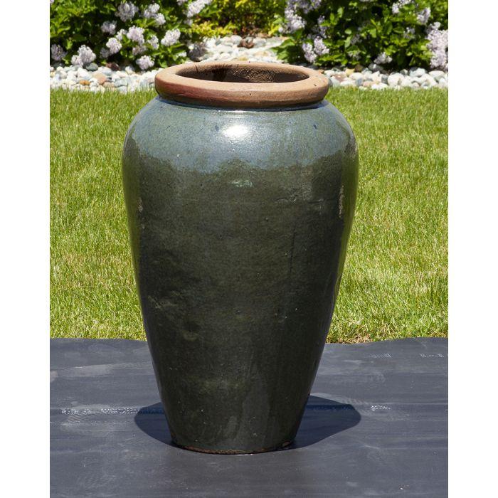 Tuscany FNT3828 Ceramic Triple Vase Complete Fountain Kit Vase Fountain Blue Thumb 