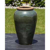 Thumbnail for Tuscany FNT3830 Ceramic Triple Vase Complete Fountain Kit Vase Fountain Blue Thumb 