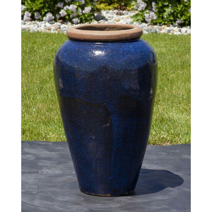 Tuscany FNT3833 Ceramic Triple Vase Complete Fountain Kit Vase Fountain Blue Thumb 