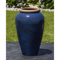 Thumbnail for Tuscany FNT3834 Ceramic Triple Vase Complete Fountain Kit Vase Fountain Blue Thumb 
