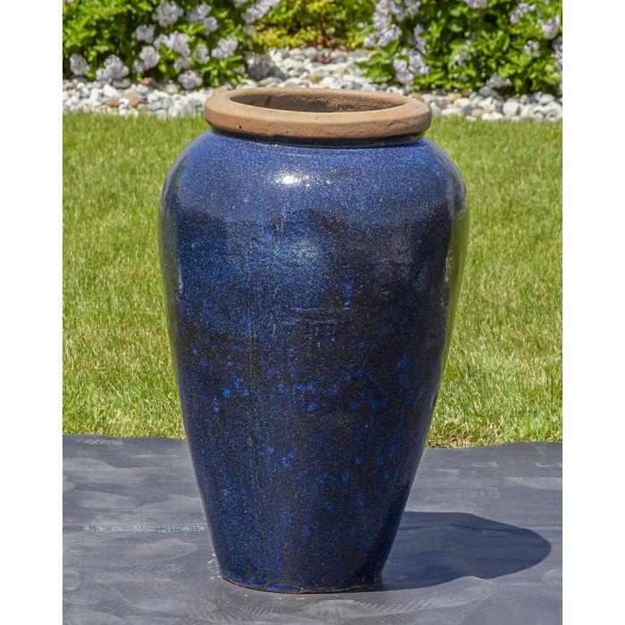 Tuscany FNT3835 Ceramic Triple Vase Complete Fountain Kit Vase Fountain Blue Thumb 