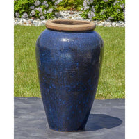 Thumbnail for Tuscany FNT3835 Ceramic Triple Vase Complete Fountain Kit Vase Fountain Blue Thumb 