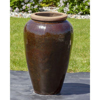 Thumbnail for Tuscany FNT3841 Ceramic Triple Vase Complete Fountain Kit Vase Fountain Blue Thumb 