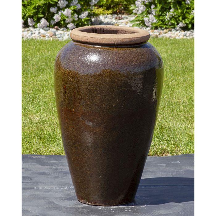 Tuscany FNT3842 Ceramic Triple Vase Complete Fountain Kit Vase Fountain Blue Thumb 