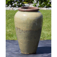 Thumbnail for Tuscany FNT3843 Ceramic Triple Vase Complete Fountain Kit Vase Fountain Blue Thumb 
